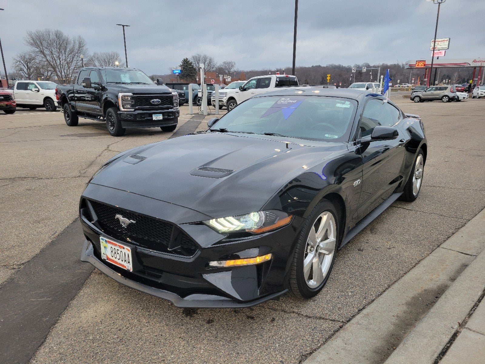 Certified 2018 Ford Mustang GT Premium with VIN 1FA6P8CF1J5117276 for sale in Jordan, Minnesota